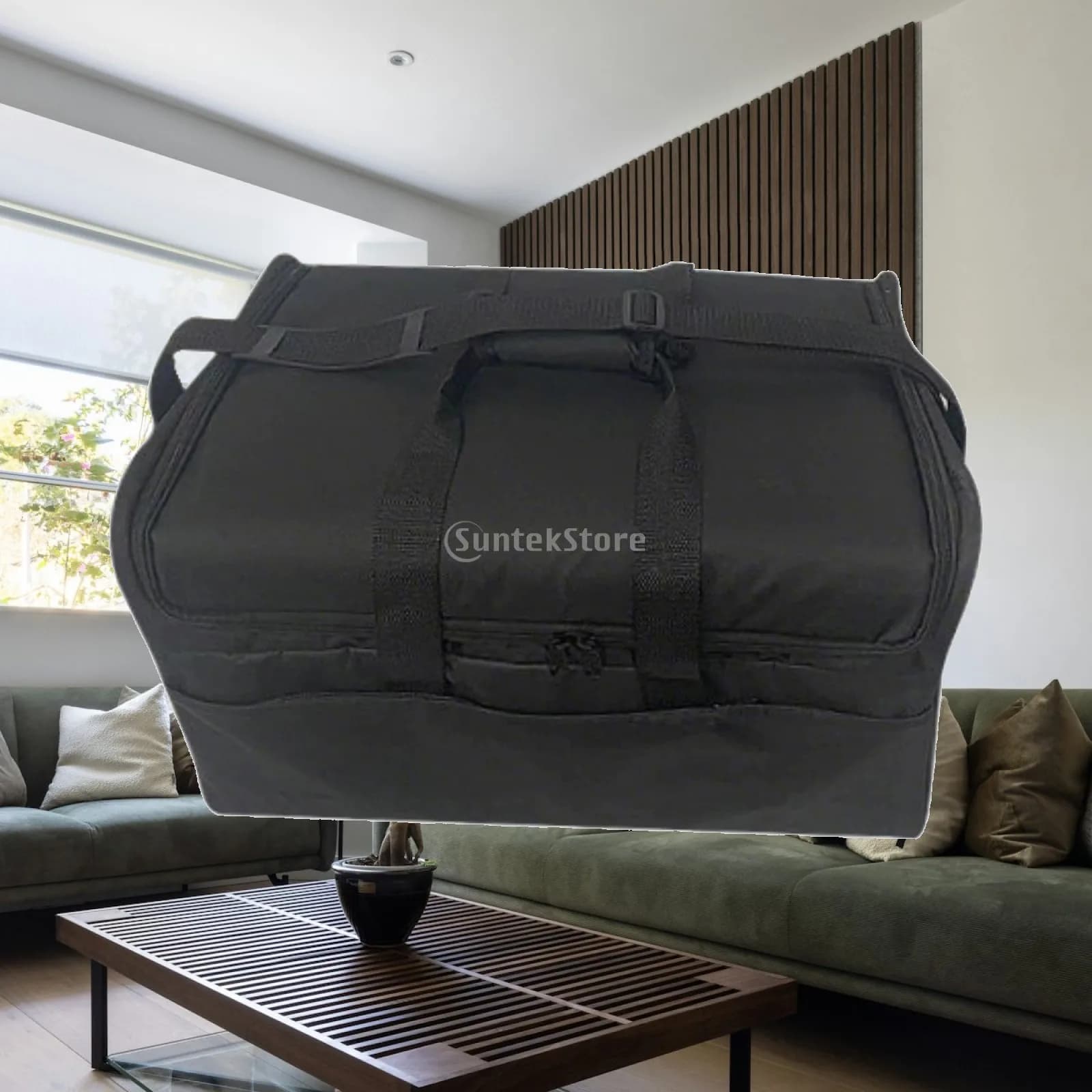 Oxford Cloth Drum Storage Bag Portable Padded Case for Cajon Drum Musicians Travel and Daily Practice