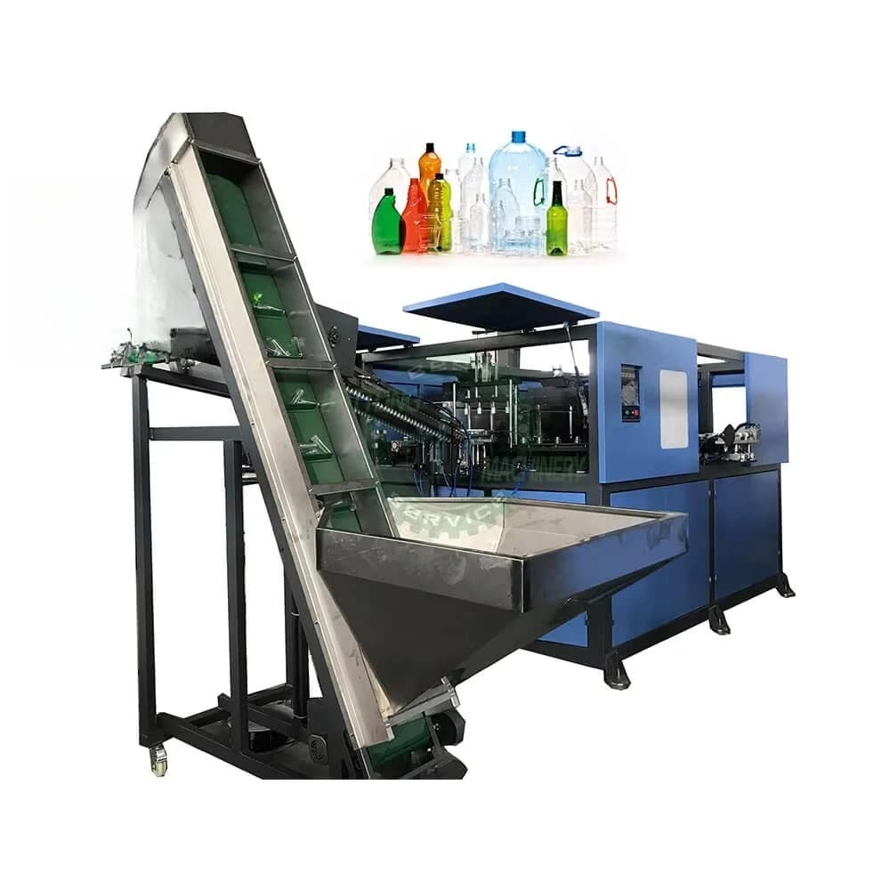 Auto 28mm Collo Beverage Energetic Water Source Mineral PET Plastic 250ml 300ml 30cl 10oz Bottle Stretch Molding System Blow Molding Equipment