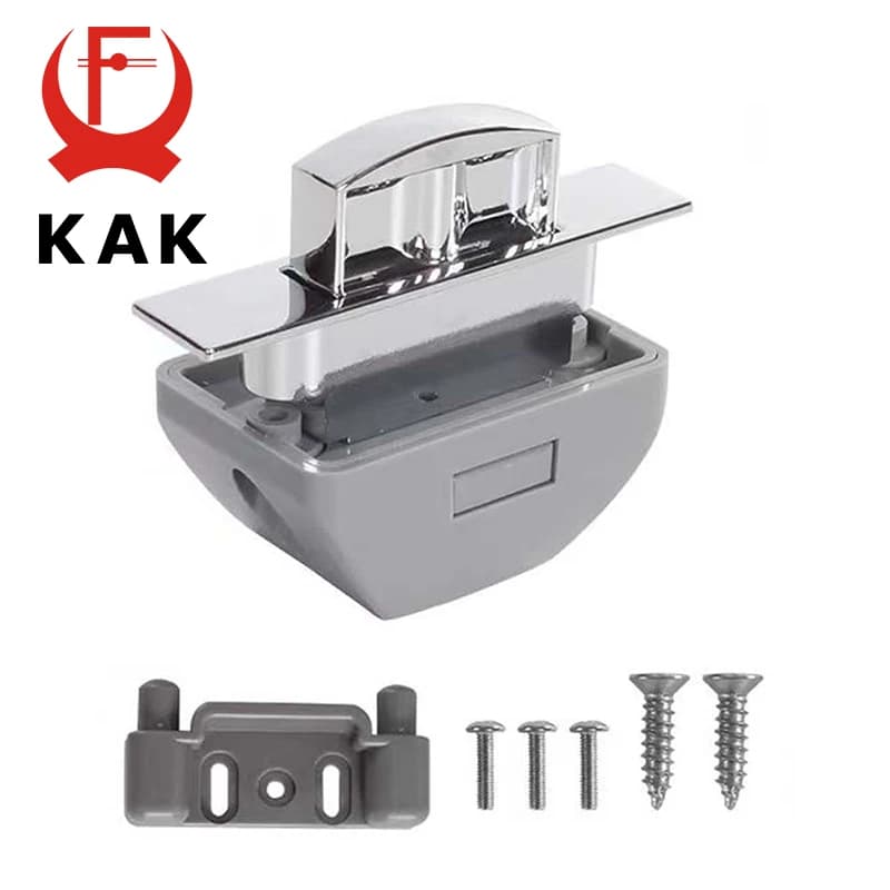 KAK Camper Car Pulsante Chiusura a scatto con manubrio RV Caravan Barca Cassetto Armadietto Cattura Serrature senza chiave Ferramenta per mobili