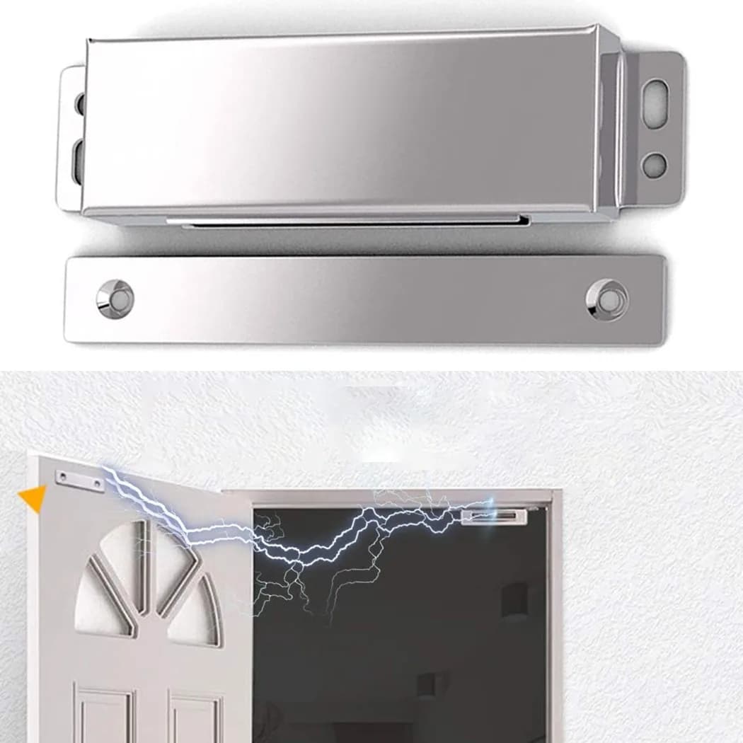 Chiudiporta magnetico in acciaio inossidabile per armadio, magnete per fermaporta, chiusure, hardware per mobili in metallo