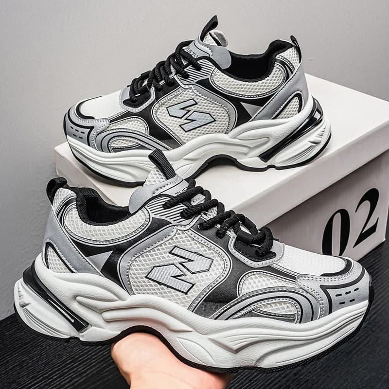 Scarpe da Uomo 2026 Nuove Scarpe Casual Traspiranti in Mesh Scarpe da Tennis di Lusso Comode Scarpe Sportive da Corsa Zapatillas Hombre