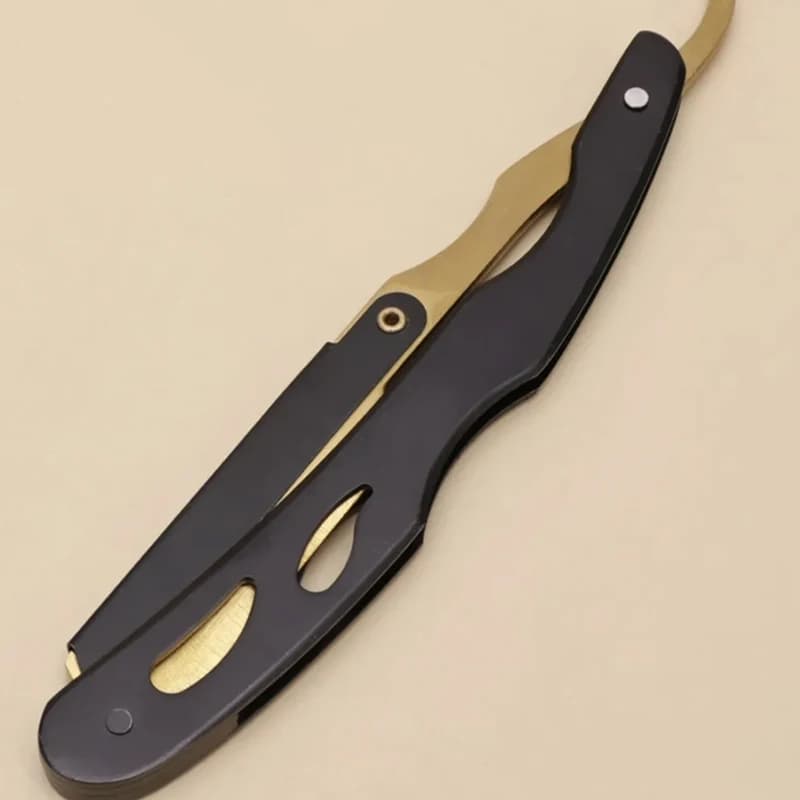 Men's Shaving Knife Manual Sateen Stainless Steel Razor Professional Razor With Straight Edge Barbiere Barba Cutter
