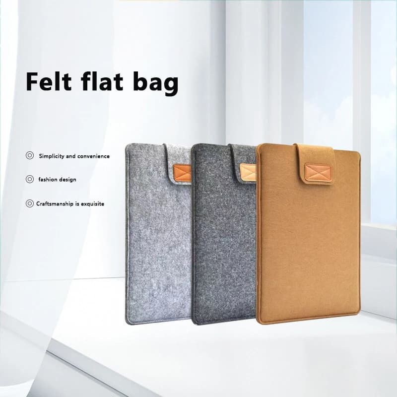 Borsa protettiva in feltro antigraffio Borsa per laptop da 11 13 15 pollici Custodia protettiva per tablet Custodia leggera per laptop MacBook PC Tablet