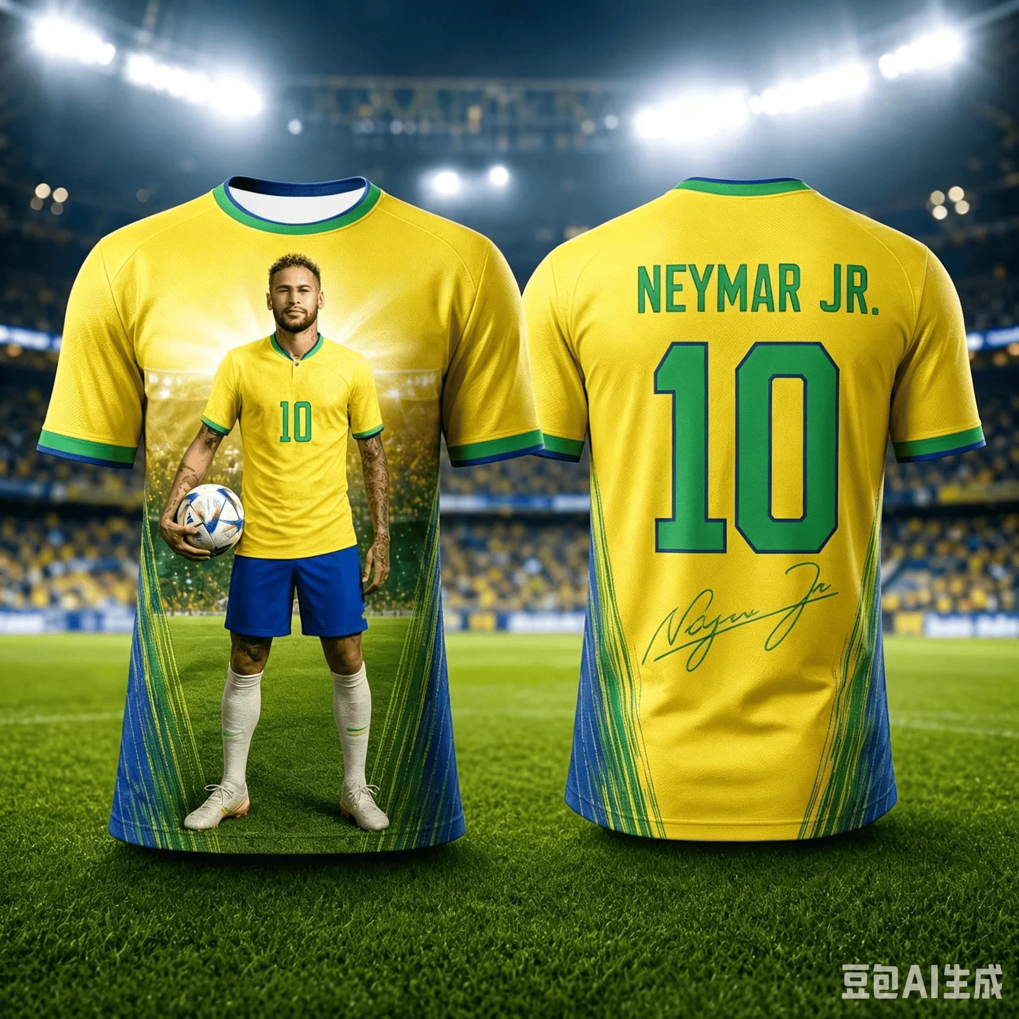 Nuova T-shirt da uomo Estate 2026 # Brasile # Neymar 10 # Magliette a Maniche Corte per Bambini Traspiranti e ad Asciugatura Rapida per Sport e Tempo Libero all'Aperto