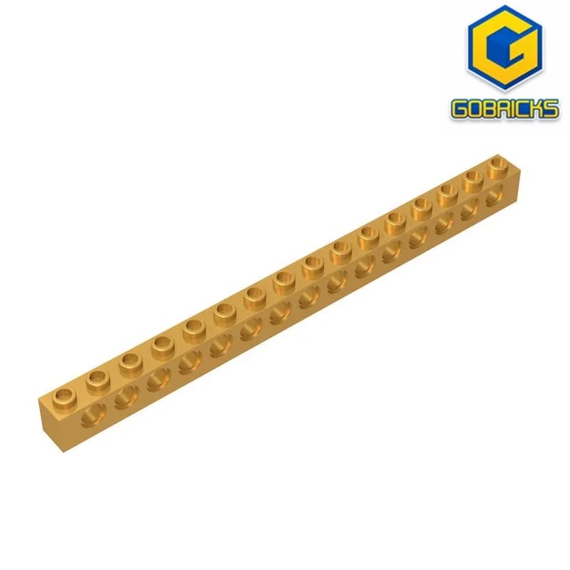 Gobricks GDS-630 MATTONE TECNICO 1X16 4 9 compatibile con i blocchi educativi fai da te per bambini LEGO 3703