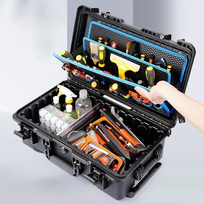 Organizer Tool Box Mechanic Storage Tool Box Motorcycle Repair Accessories Professional Electrician Plastic Parts Tool Case