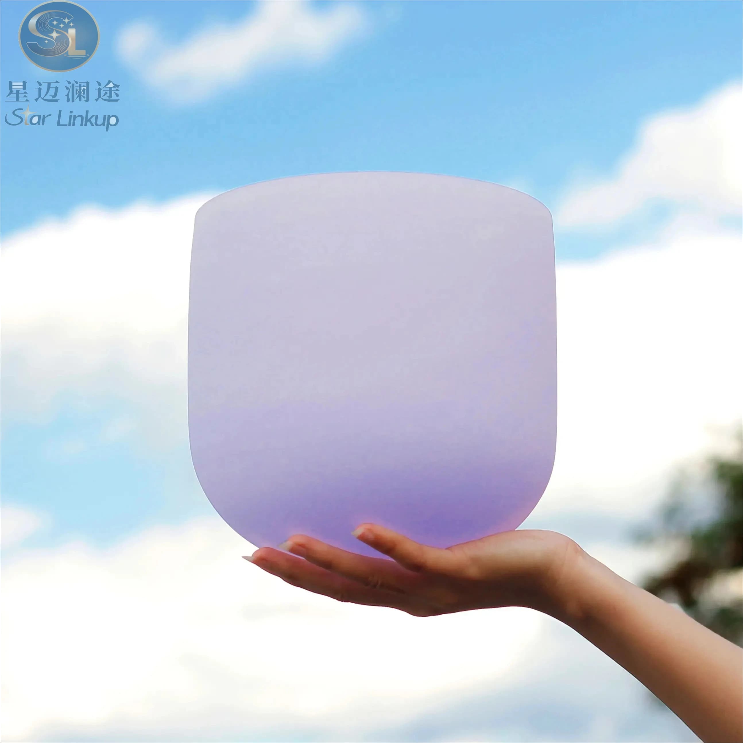 Star Linkup Colorful Quartz Crystal Singing Bowls, Resonant Percussion Musical Instruments for Mindfulness Meditation, Daily Relaxation, Yoga Practice, Anxiety Relief, Chakra Alignment & Full-Body Vibrational Sound Healing Therapy