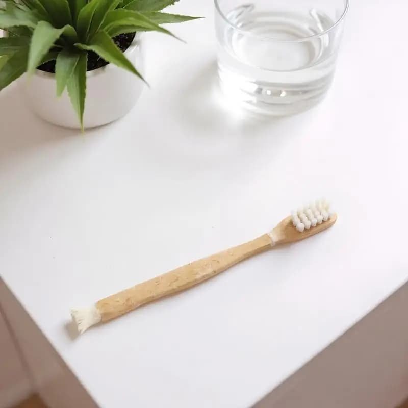 1 Spazzolino Portatile Naturale Miswak, Bastoncino Tradizionale per lo Sbiancamento dei Denti e l'Igiene Orale Manuale da Viaggio