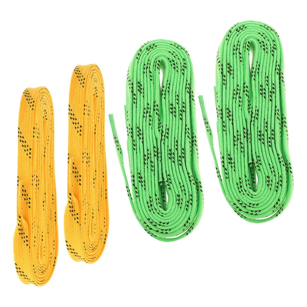 4 Pezzi Lacci per Pattini da Hockey su Ghiaccio di Qualità Professionale, Cerati, Antigelo, Antistrappo, Morbidi e Confortevoli per Pattini Artistici, Pattini a Rotelle, Snowboard, Escursionismo