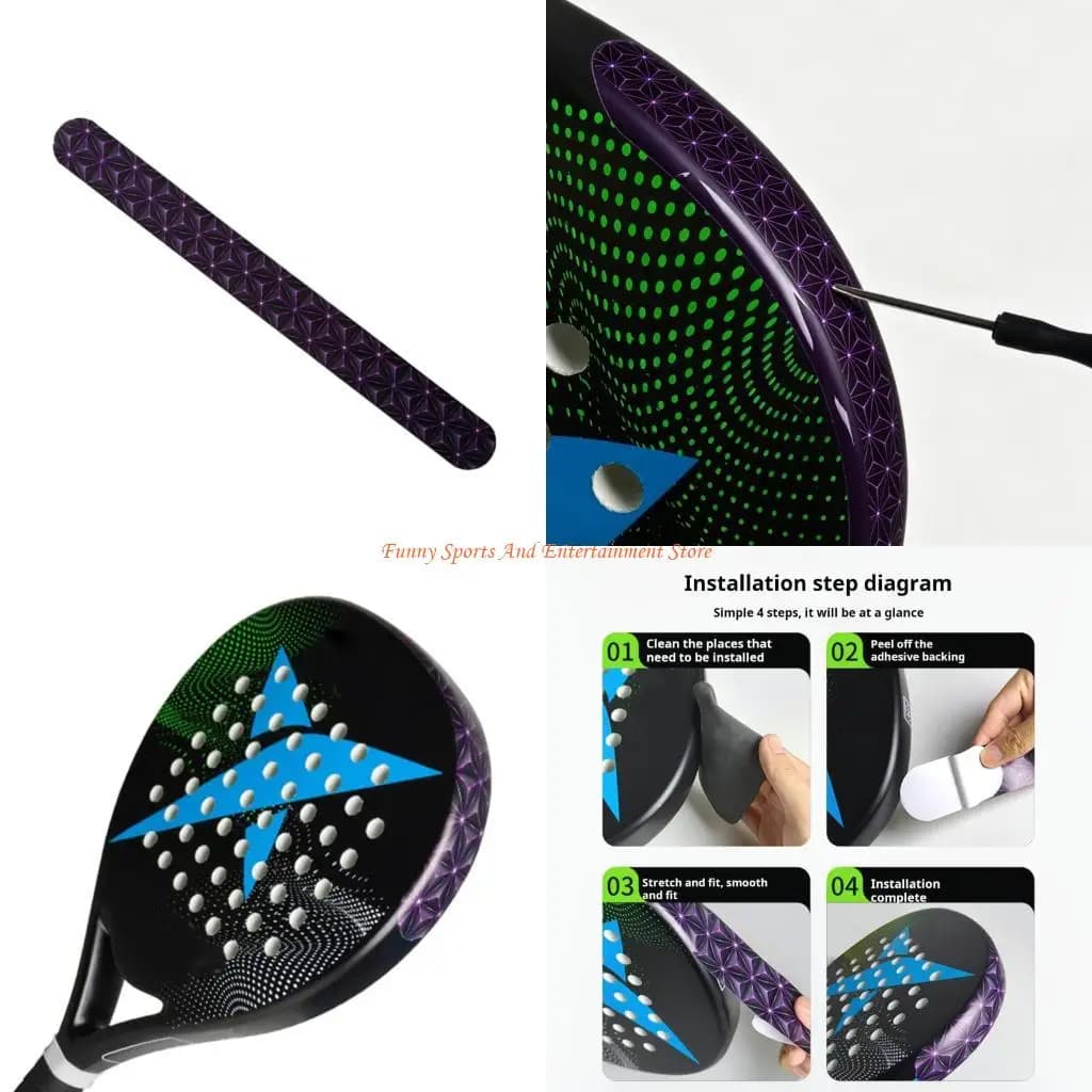 C4DE Beaches Tennis Rackets Paddles Head Protections Tape Racquet Head Guard Protections Tape Tennis Sports Part Enduring
