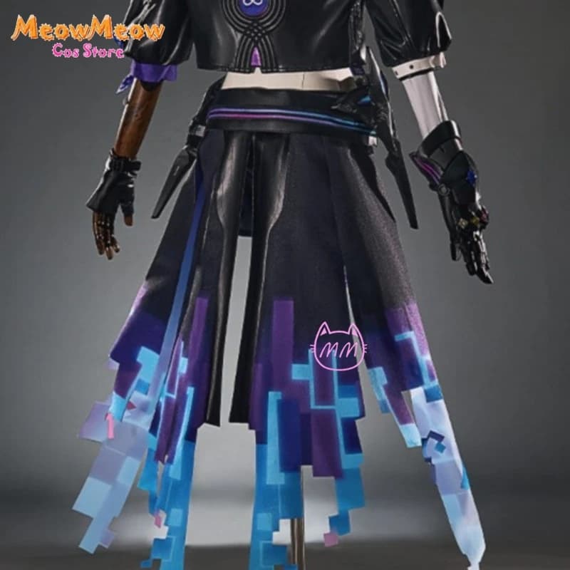 Costumi completi e set cosplay di Silver Wolf da Honkai Star Rail Phase II Paradise SP, travestimento fantasy per carnevale.