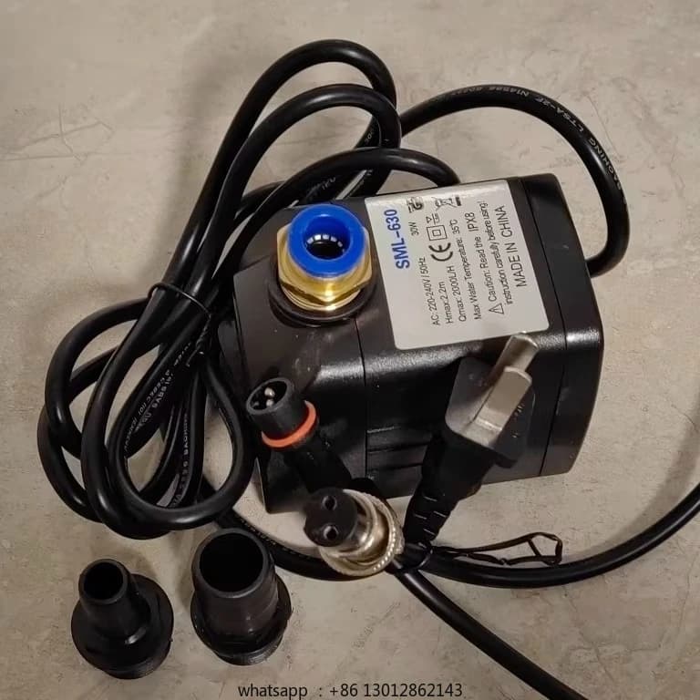 Pompa sommergibile ventola spray industriale umidificatore atomizzatore ventola nebbia d'acqua bollente anti-secco pompa acqua testa 30w2.2m