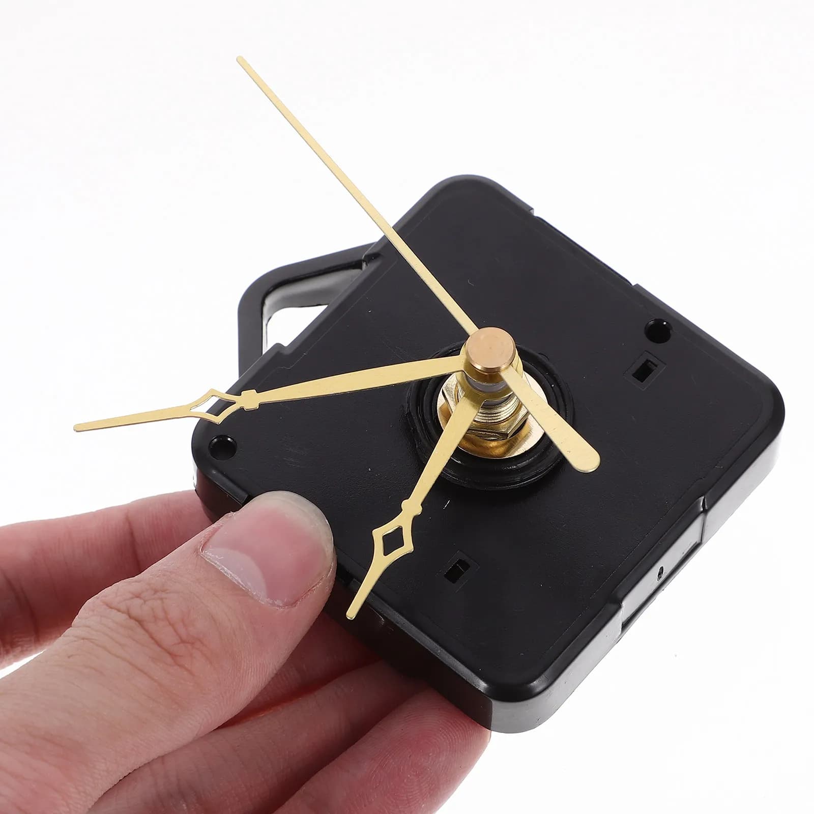 1Set Battery Operated Clock Movement Kit with Hands Silent Design Accurate Timekeeping for Wall Clocks DIY Craft Clock Kits