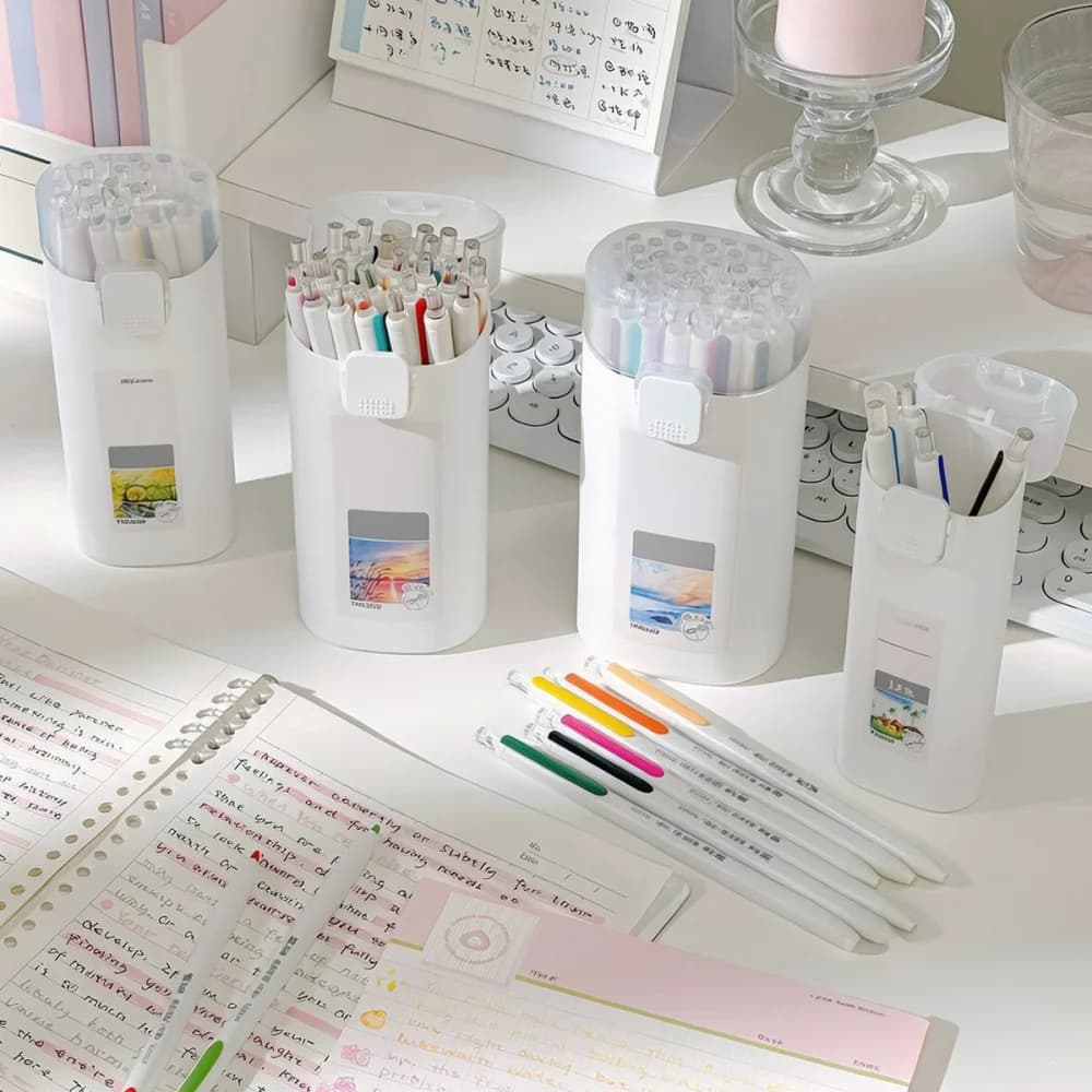 For TIZO Refillable Colored Pencils Mechanical Stationery Set Erasable Lead Drawing Supplies Student Art Sketching Painting Pen