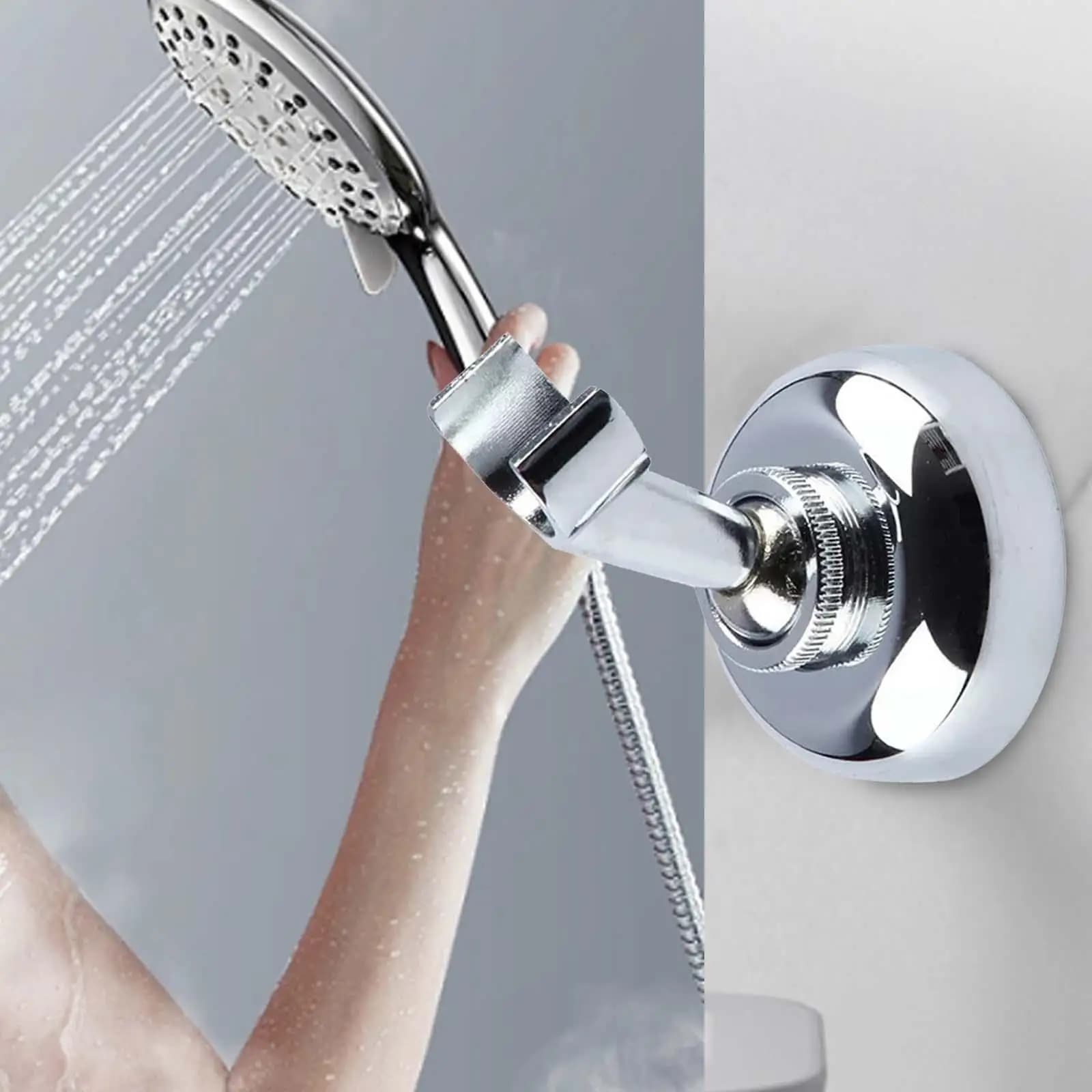 Hand Shower Holder Sprinkler Support Bathroom Fitting Wall Mounted Hook