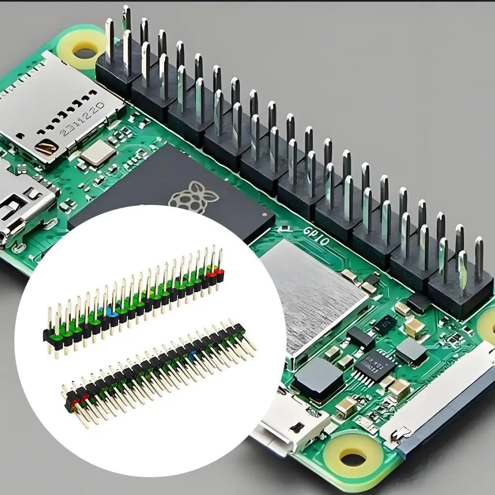 2*20pin Colorful Header Development Card Mark Board Pin Header for Raspberry Pi Zero/Raspberry Pi Zero W/Raspberry Pi 2 W