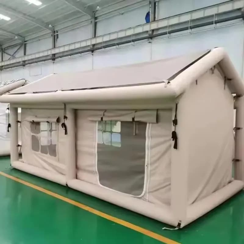 Manufacturer's Portable Inflatable House Air Tent Large Family UV Protection Waterproof Camping Tent with Insect Repellent
