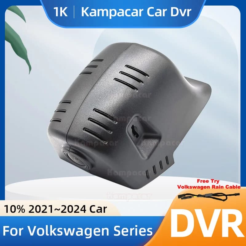 Kampacar VW39-1K 1080P Wifi Dash Cam Car Dvr Camera For Volkswagen 85mm VW Teramont X 2021-2024 10% Cars Dashcam