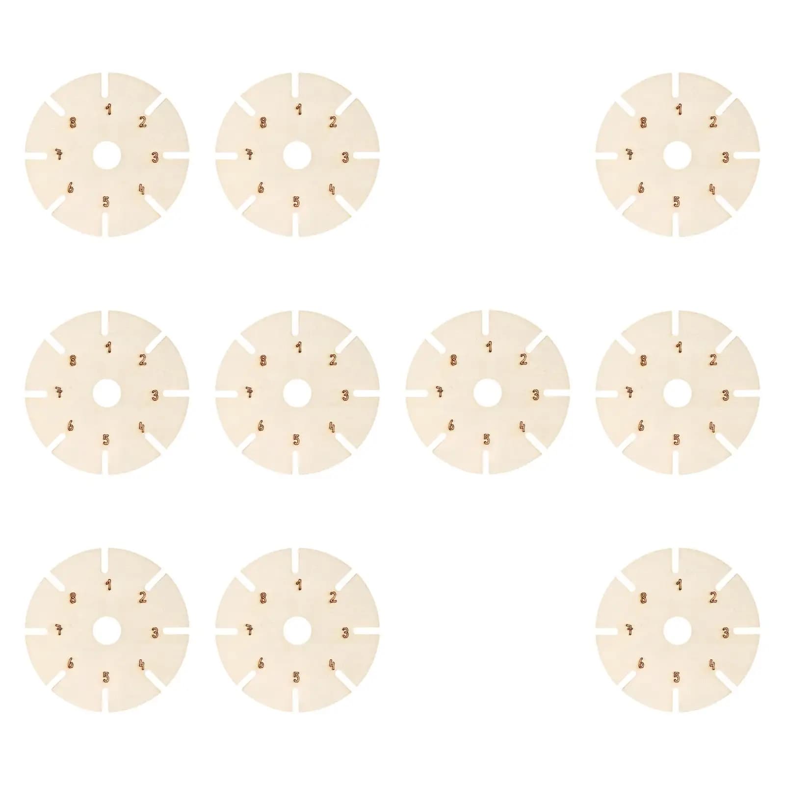 Kumihimo Beading Cord Disc Wooden Bracelet Machine Weaving Plate Loom Bracelets Tool for Handmade Jewelry Crafts