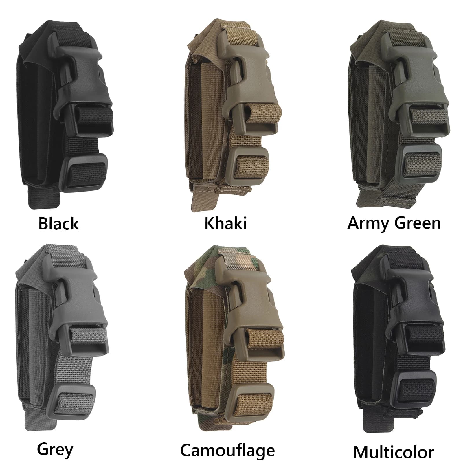 Porta Granata Singola Piccola GP-12, Marsupio Compatto con Cintura Regolabile, Custodia Elastica Multifunzione per Attrezzi e Accessori