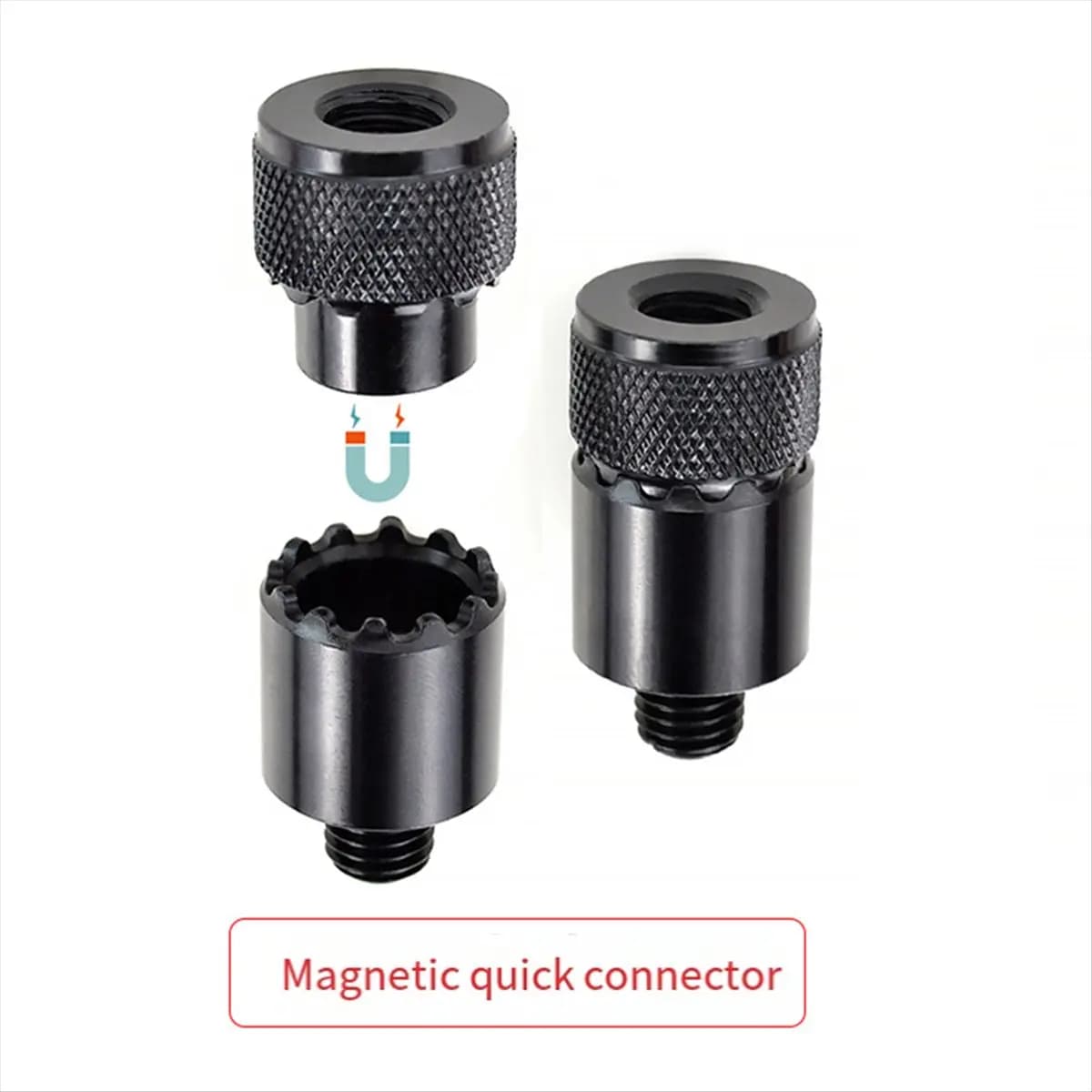 Set of 3 Quick Connectors for Carpa Fishing, Acoustic and Rod Pod Spotter Adapters, Fishing Equipment