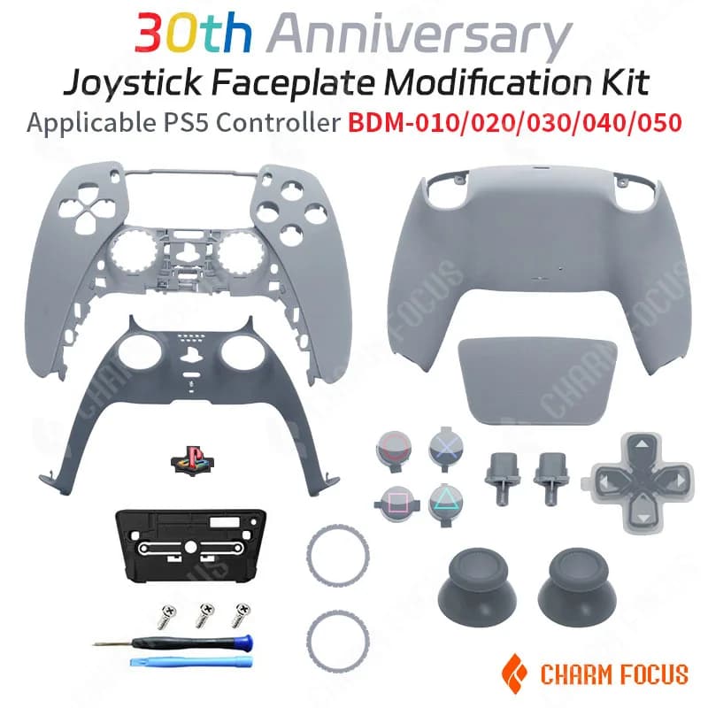 30° anniversario limitato per il controller PS5 Shell Cover posteriore anteriore Sostituzione della custodia PS5 per BDM-010/020/030/040/050