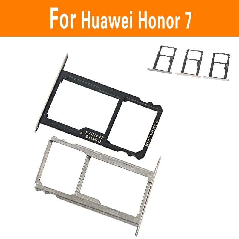 Adattatore porta SIM e scheda di memoria originale per Huawei Honor 7 PLK-AL10 TL01H UL00 Riparazione presa vassoio SIM e slot per schede