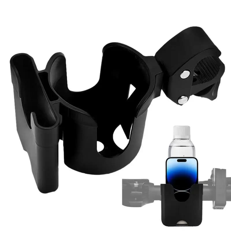 Portabicchieri per sedia a rotelle portabicchieri universale 2 In 1 portabicchieri per passeggino portabottiglie per acqua Organizer portabicchieri