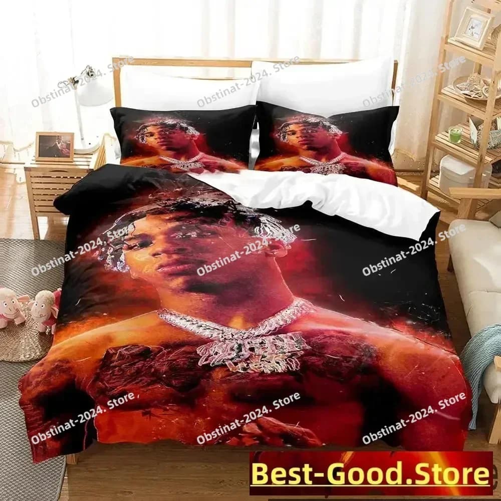 Nuovo NLE Choppa Rapper Set biancheria da letto Copripiumino Completo Queen King Size Federa Letto Stampato Set letto Aldult Camera da letto per bambini Singolo Twin