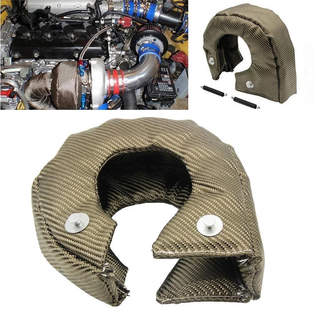 T2 T25 T28 GT28 GT30 GT35Titanium Turbo coperta scudo termico barriera caricatore copertura avvolgere