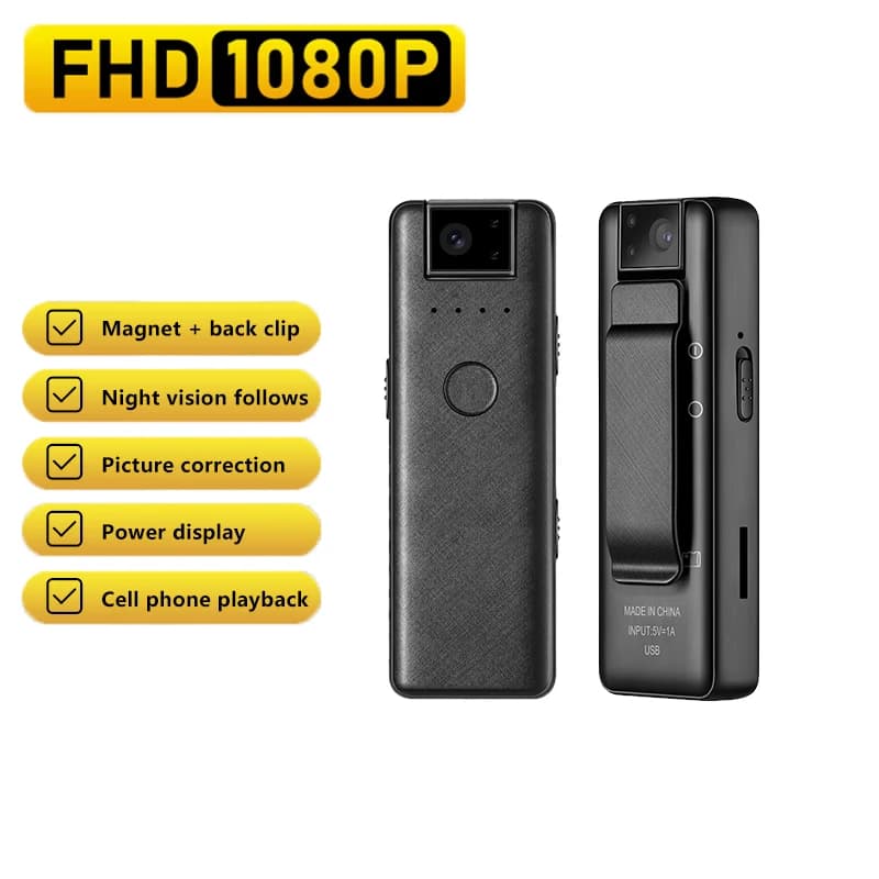K70 Mini Camera 1080P HD Pen Camcorder visione notturna Clip posteriore magnetica Webcam DV Video Audio Recorder Micro Body Cam Camara Spia