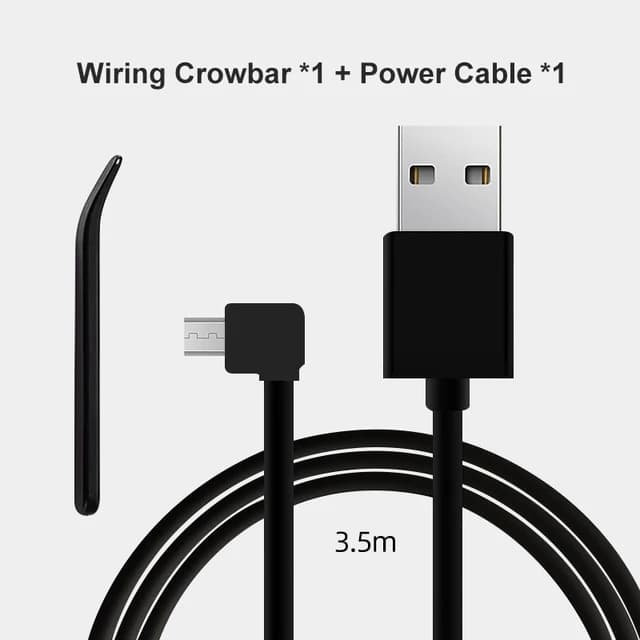 For 70mai charging cable for 70mai 4K A800S 70mai A500S 1S D06 D07 D10 M300 for 70mai cable Micro USB for DVR for cars