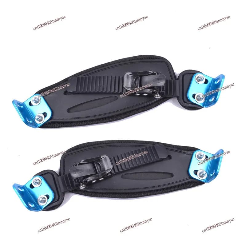 Fissaggio per skateboard, kiteboard e snowboard con fibbia potenziata e copripiede integrato