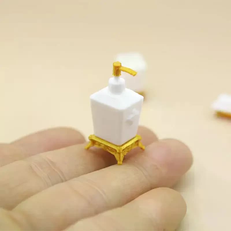 1 12 Scale Dollhouse Bathroom Accessory Set 1 3Pcs Mini Toothbrush Holder Lifelike Model for Playhouse