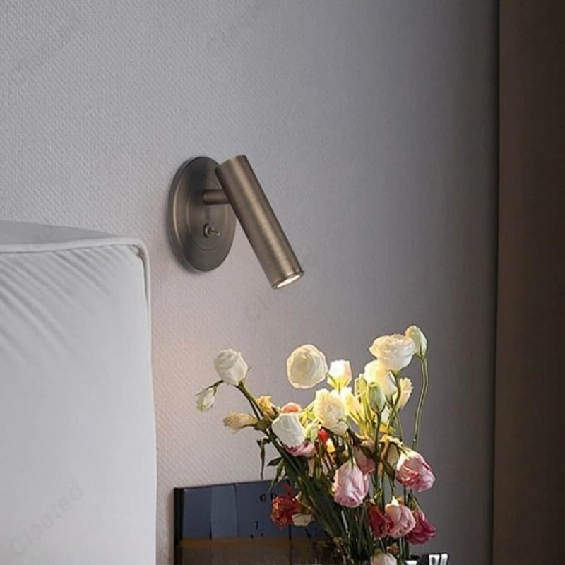 Simple New LED Reading Wall Lamp Can Rotate Angle Hotel Home Bedroom Bedside Decorative Lighting