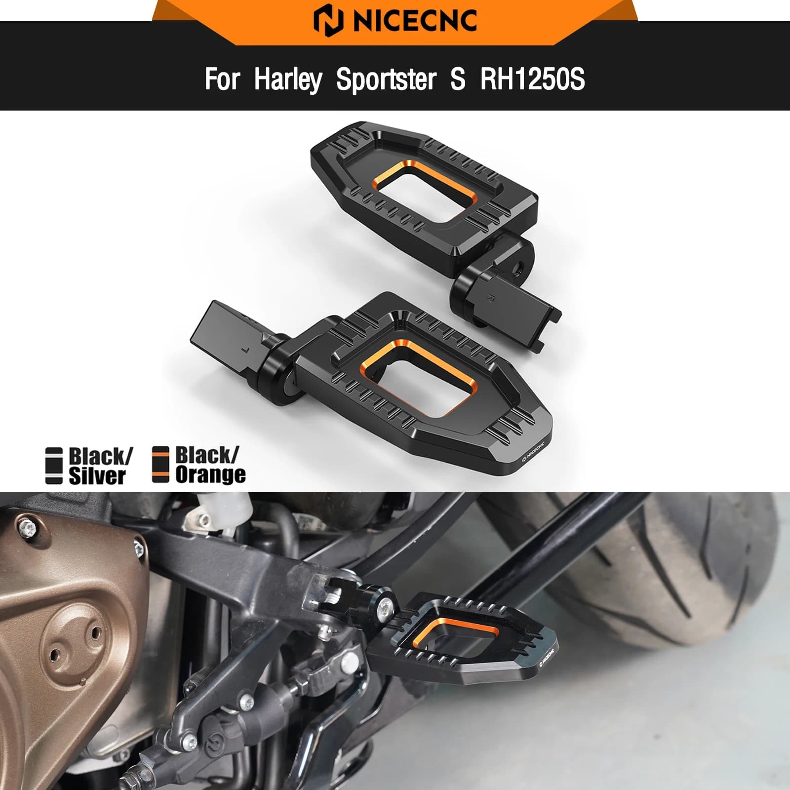 Per Harley Sportster S RH1250 2021-2024Pannelli pilota regolabili Low Rider ST FXLRST 117 2022-2023 Street Bob FXBBS 114 2021-23