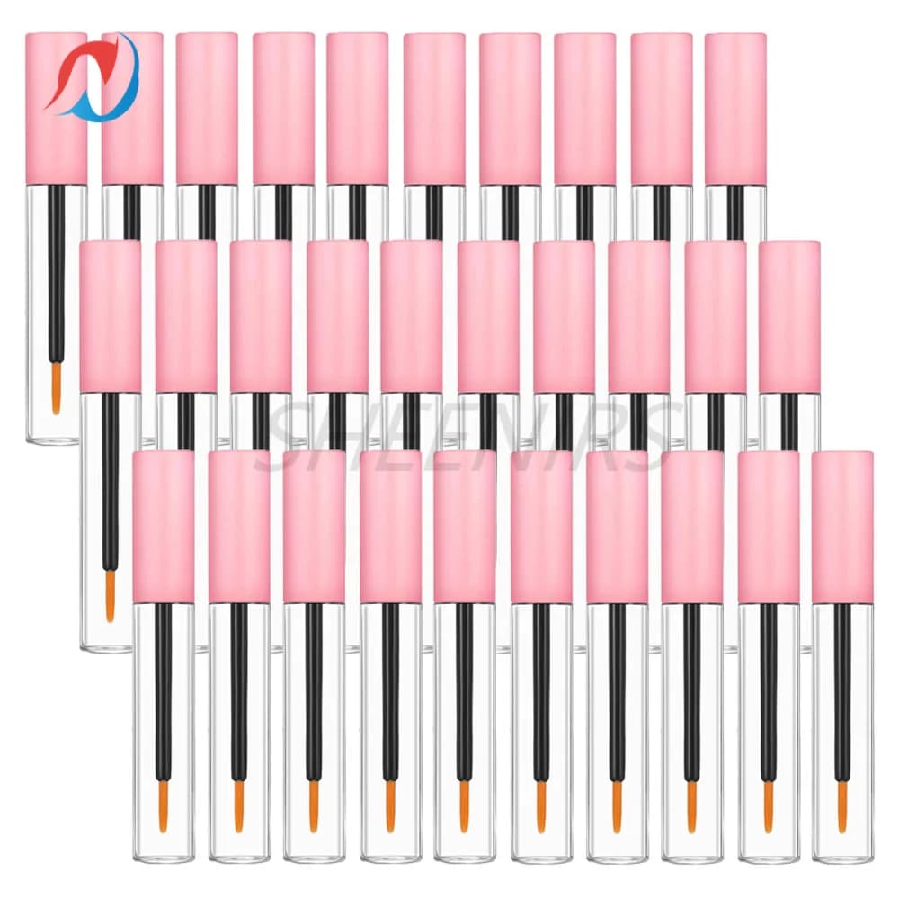 36PCS 10ml bottiglia di olio per ciglia pennelli per Eyeliner contenitore per crema per ciglia tubo per Eyeliner con applicatore tubi per Eyeliner trucco vuoto