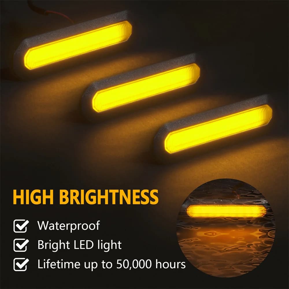 Luci per griglie da corsa a led adatte per Ford Bronco Base Limited Verson 2021 2022 2023 Fendinebbia Accessori auto