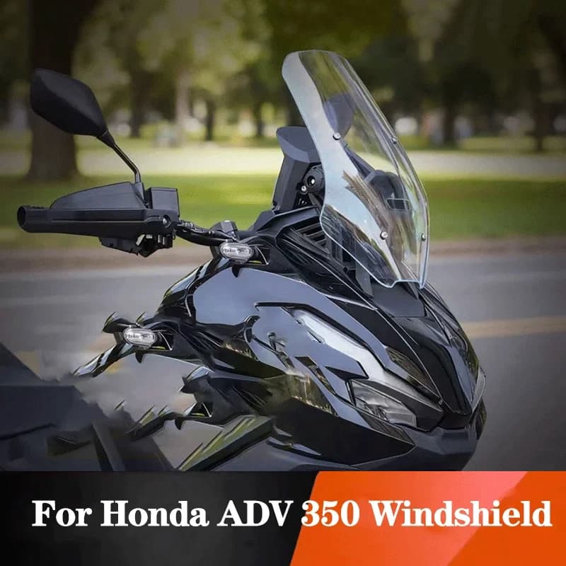 Per Honda ADV 350 (22-25) - Parabrezza Anteriore, Deflettore Modificato, Parasole, Protezione Toracica, Accessori Moto