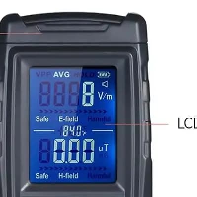WT3121 Electromagnetic Radiation Detector Dual Electric Magnetic Field Meter 5Hz-3500MHz Alarm Tester For Household Appliance Sa