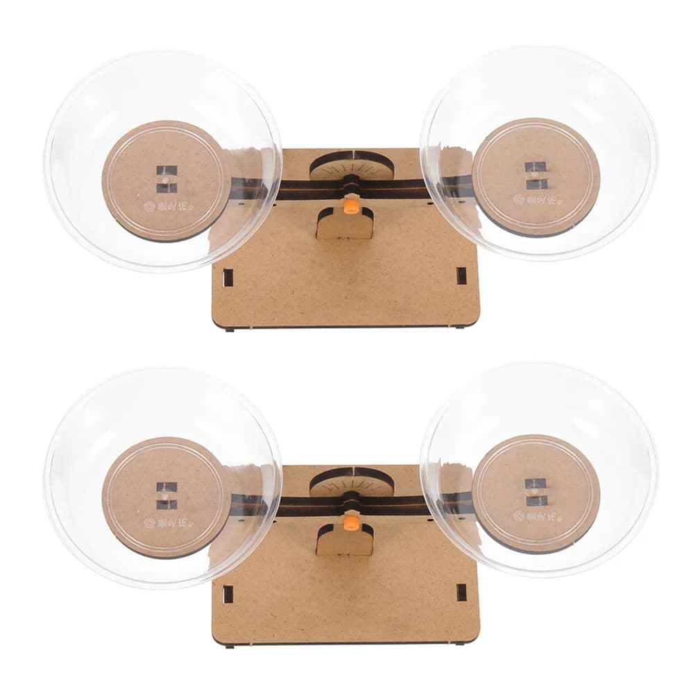 2Pcs Wooden Pan Balance Scale for Kids Early Math Concepts Stem Education Science Experiment Classroom Learning Activity