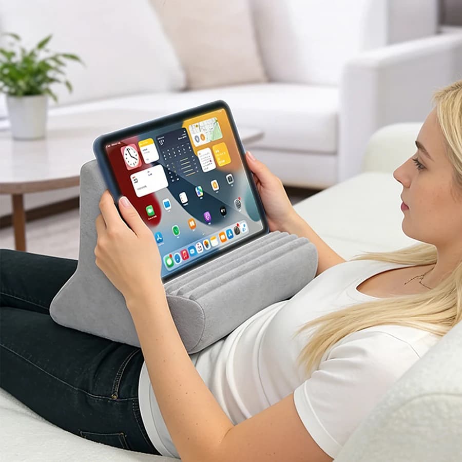 Tablet Pillow Bracket, Multi-Functional Phablet Support Bracket, Portable Multi-Angle Adjustable Electronic Book Reading Bracke