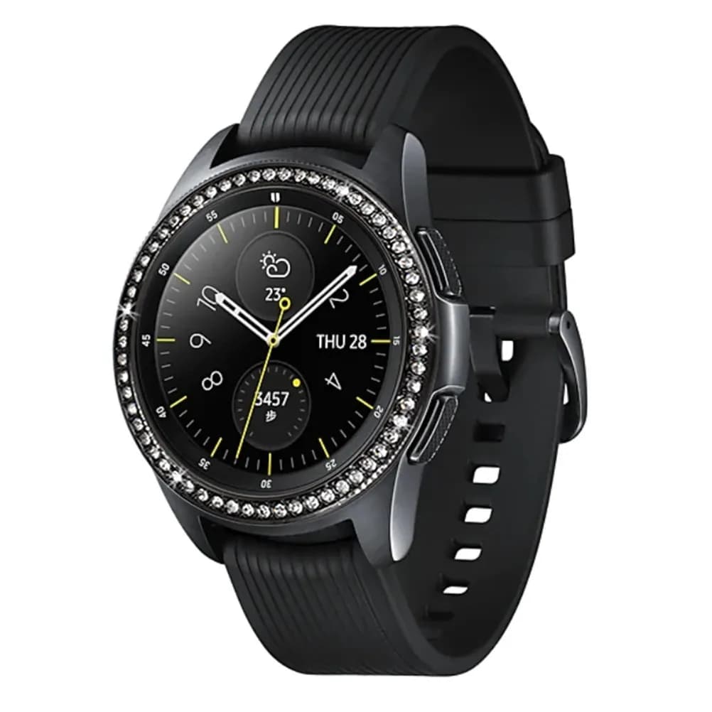 Anello in Lega di Diamanti per Smartwatch da 46mm, Protezione Antigraffio e Antiurto, Accessorio di Moda