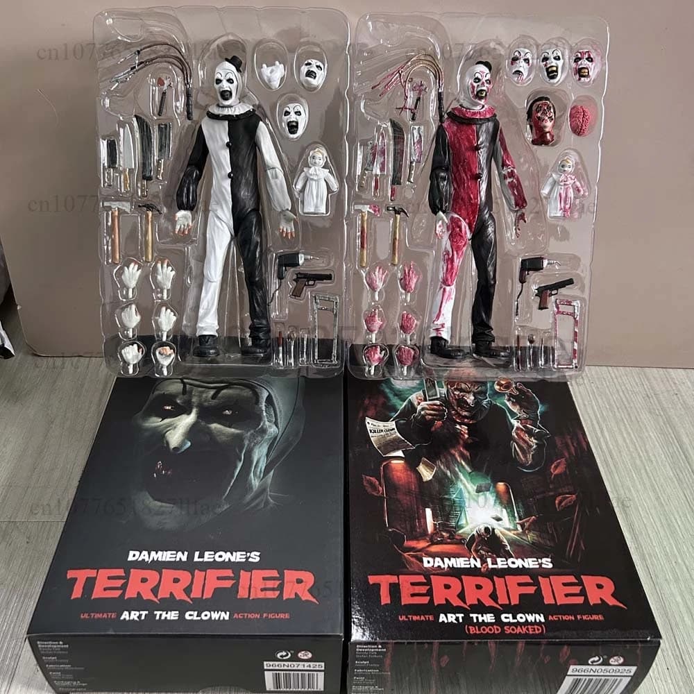 NECA Art The Clown Figure Damien Leone's Terrifier Figurine Damien Leone's Blood Soaked Action Figure Model Toys Christmas Gift