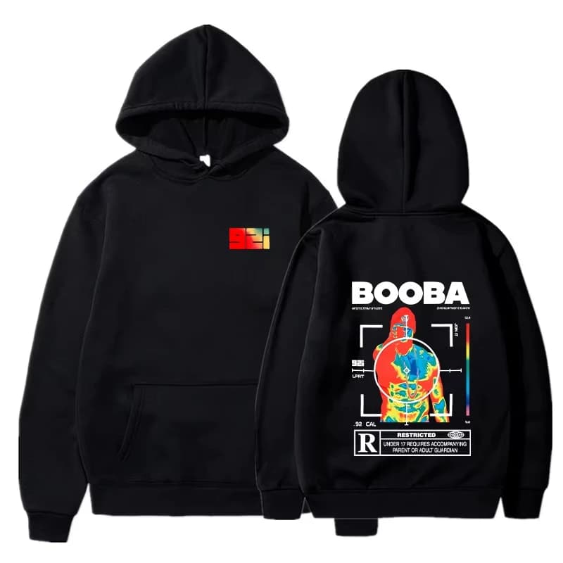B2O Felpe con cappuccio da uomo Moda stampata Felpe a maniche lunghe Donna Casual Harajuku Streetwear Swearshirts Pullover con cappuccio Sudaderas