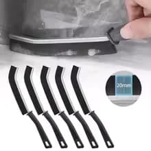 Spazzola per la pulizia delle fessure con setole rigide e angolate per piastrelle, bagno, cucina, WC # spazzola per la pulizia, strumenti per la pulizia