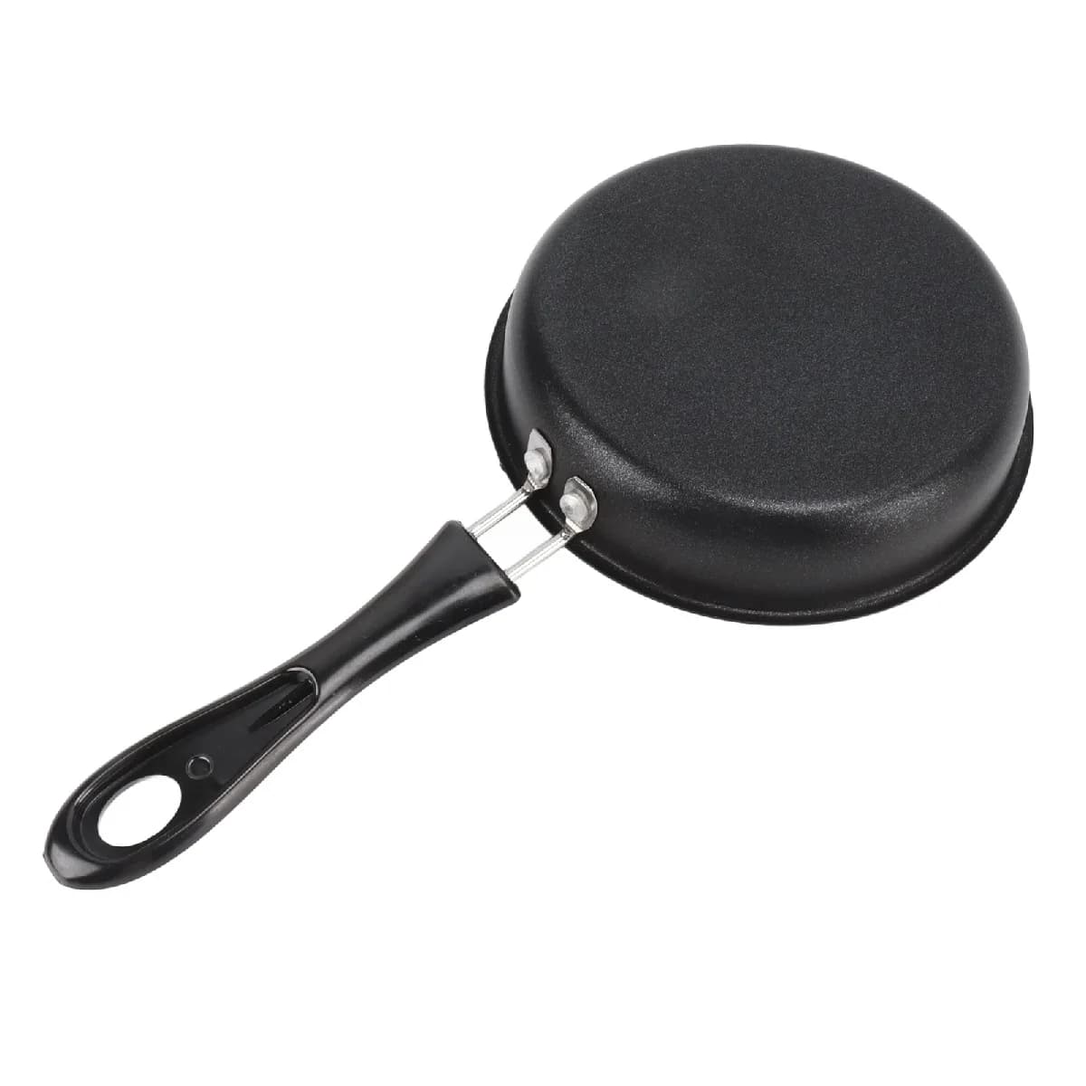 Padella antiaderente in ghisa da 12-18 cm, spessa, per uova fritte, adatta a fornelli a gas e a induzione, utensile da cucina.