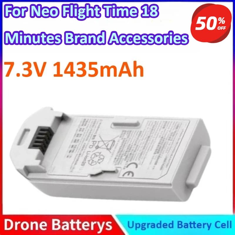 Batteria di volo intelligente da 7,3 V 1435 mAh per tempo di volo Neo 18 minuti Accessori di marca Accessori per fotografia aerea drone