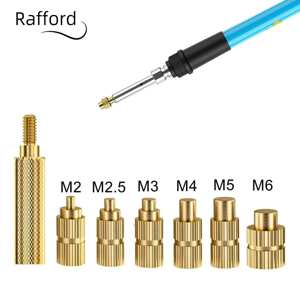 Heat Insert M2 M2.5 M3 M4 M5 M6 Inserts Hot Melt Nut Brass Input Threading Kit for Plastic