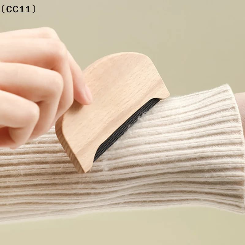 Epilatore in Legno per Maglioni e Vestiti, Rasoio Manuale per Tessuti, Rimuovi Pelucchi, Pettine Rasatore in Legno〔CC11〕